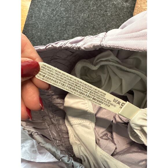 Free People Movement Lavender The Way Home Logo Shorts, Size S, Like New - Picture 5 of 6